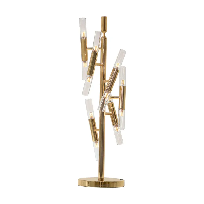 Veioza K-Lighting Crocodile, G4, Auriu, 018612G, Portugalia