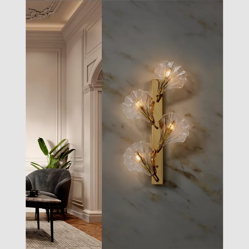 Aplica K-Lighting Concha, E14, Auriu, 018721G, Portugalia