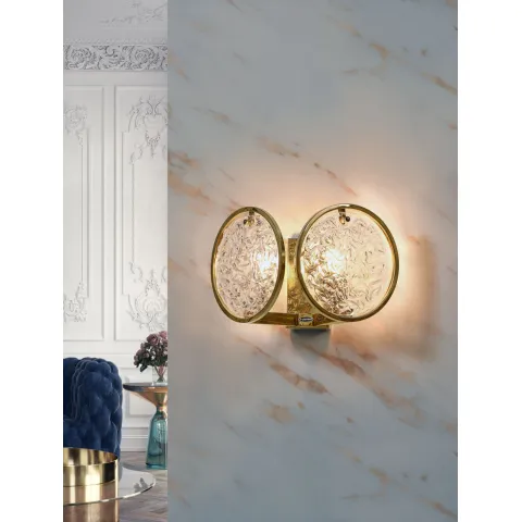 Aplica K-Lighting Ceres, E14, Auriu, 018722G, Portugalia