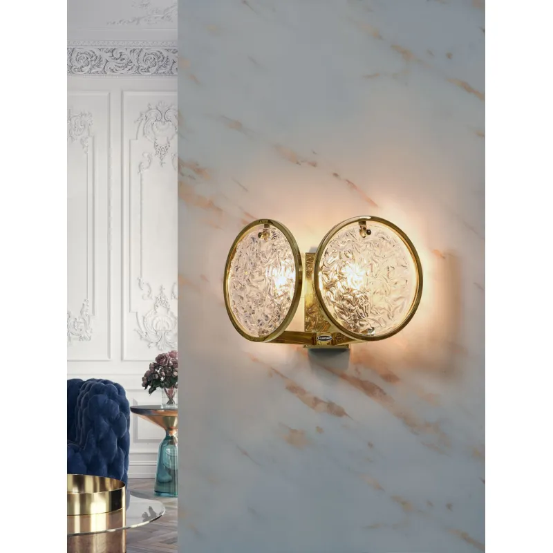 Aplica K-Lighting Ceres, E14, Auriu, 018722G, Portugalia