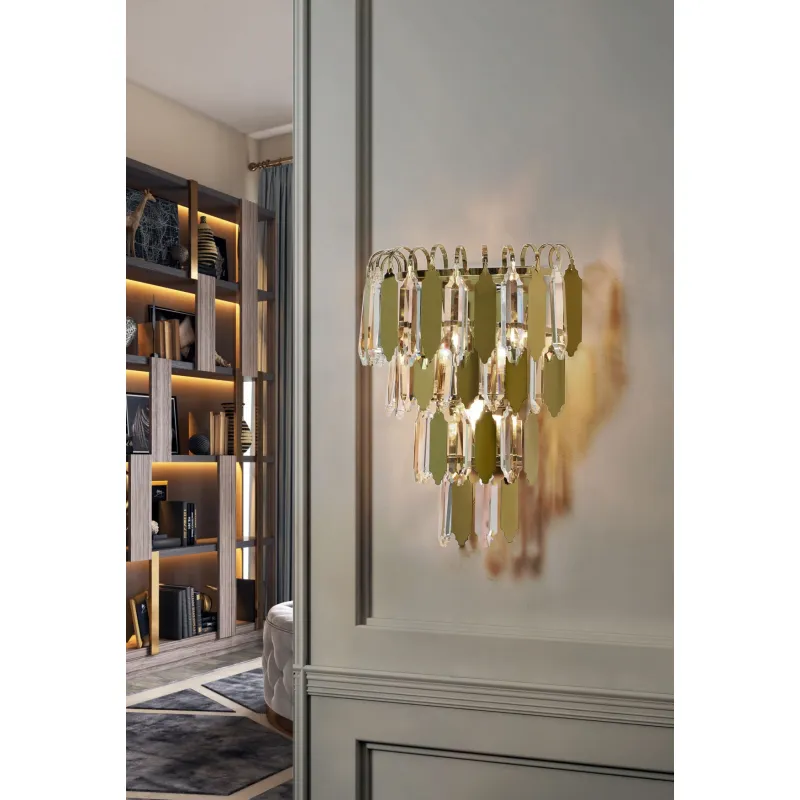 Aplica K-Lighting Mahina, E14, Auriu, 018744G, Portugalia