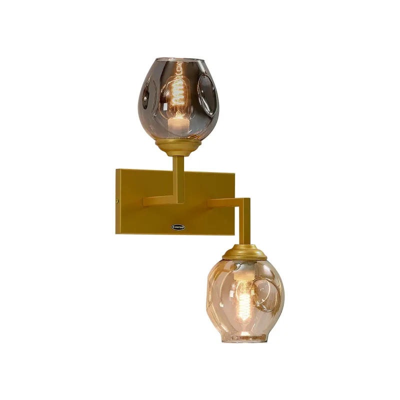 Aplica K-Lighting Solar, E27, Auriu, 018777G, Portugalia