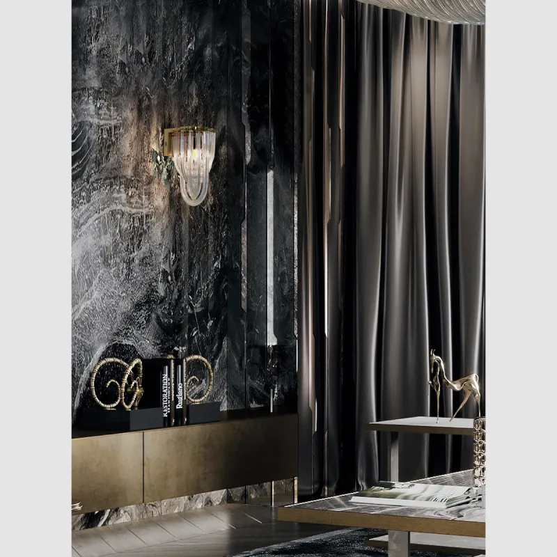 Aplica K-Lighting Anatole, E14, Auriu, 018804G, Portugalia