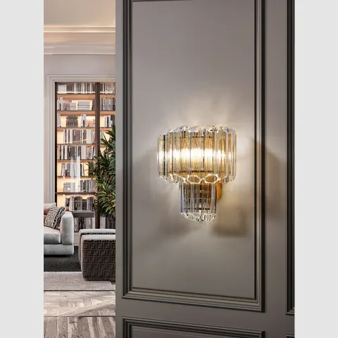 Aplica K-Lighting Lux, E14, Auriu, 018811G, Portugalia