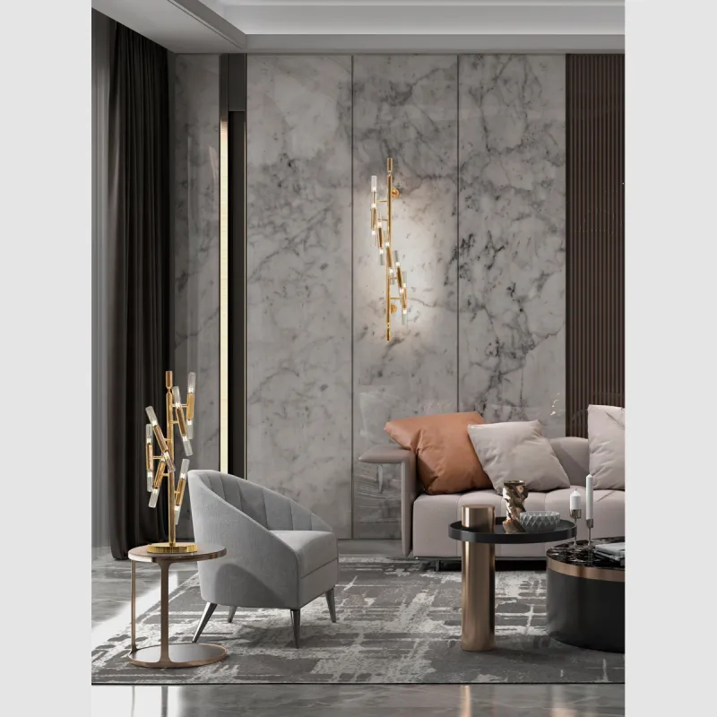 Aplica K-Lighting Crocodile, G4, Auriu, 018812G, Portugalia