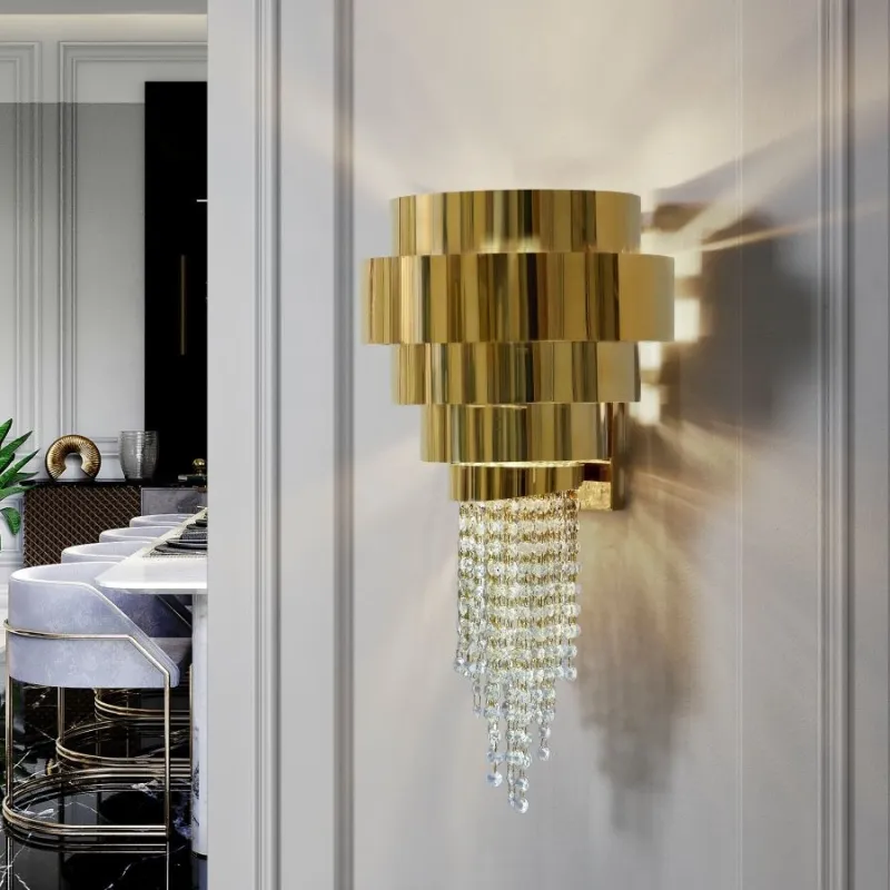 Aplica K-Lighting Baco, E14, Auriu, 018825G, Portugalia