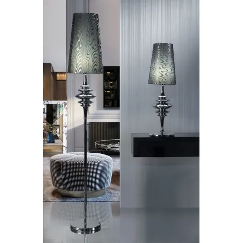 Lampadar K-Lighting Armotecedores, E27, Crom, 019017C, Portugalia