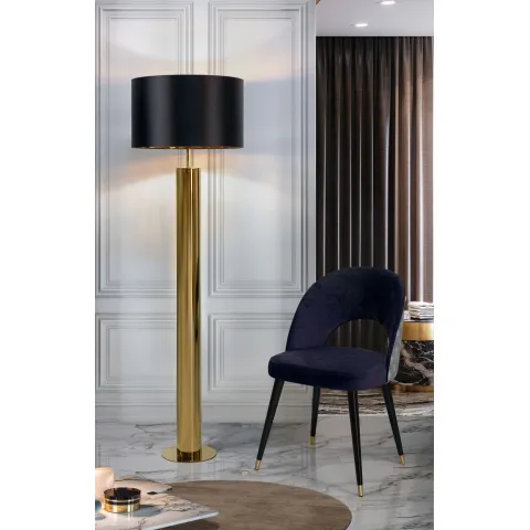 Lampadar K-Lighting Lessismore, E27, Auriu, 019039G, Portugalia