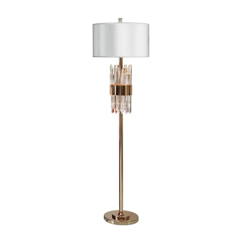 Lampadar K-Lighting Volupia, E27, Auriu, 019047G, Portugalia