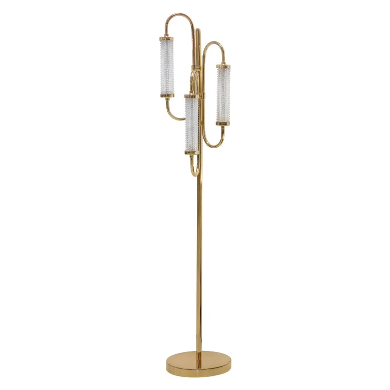 Lampadar K-Lighting Andy, Led, Auriu, 019101G, Portugalia