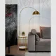 Lampadar K-Lighting Arc, E27, Auriu, 019110Ab, Portugalia