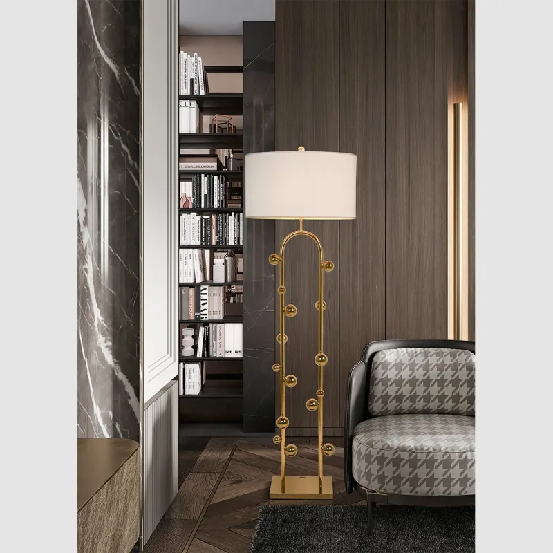 Lampadar K-Lighting Tiazol, E27, Auriu, 019114G, Portugalia