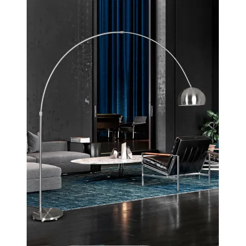 Lampadar K-Lighting Arc, E27, Crom, 01Mt998Xlc, Portugalia