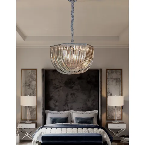 Suspensie K-Lighting Selene, E14, Crom, 8104C, Portugalia