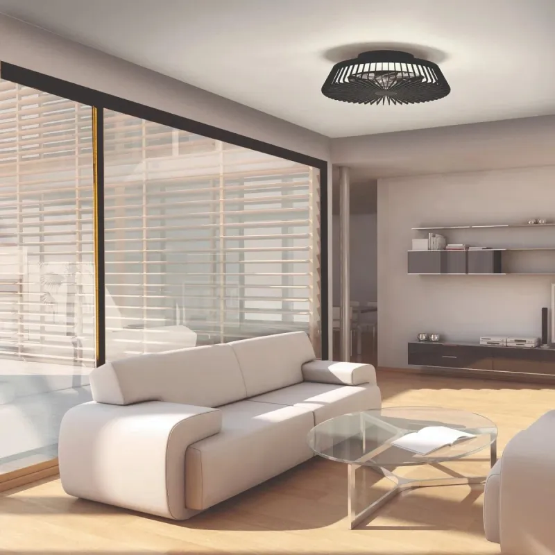 Plafoniera cu ventilator HIMALAYA 7121 Mantra LED, Negru, Spania