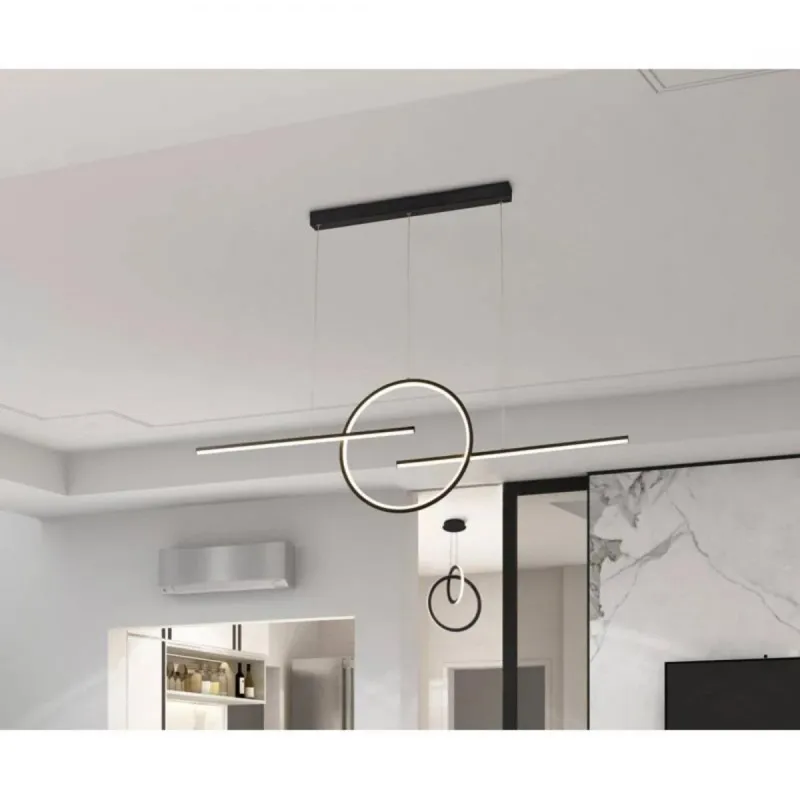 Suspensie KITESURF -Black 7140 Mantra LED, Negru, Spania