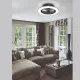 Plafoniera cu ventilator ALISIO 7800 Mantra LED, Negru, Spania