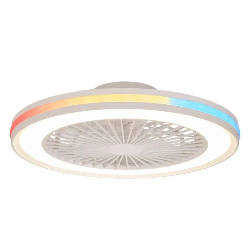 Plafoniera cu ventilator GAMER 7861 Mantra LED, Alb, Spania