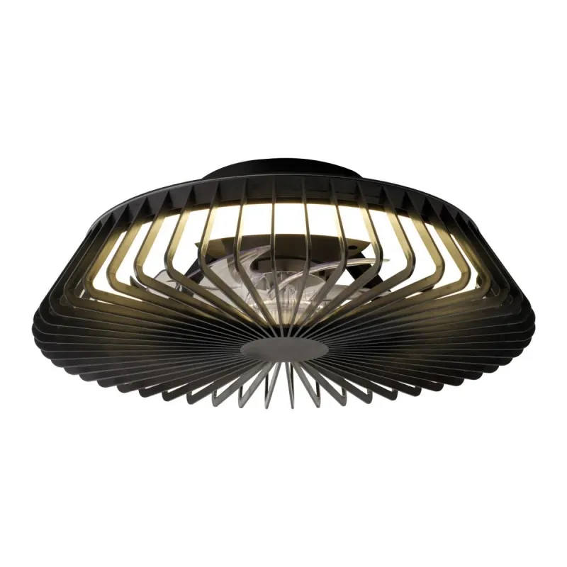 Plafoniera cu ventilator HIMALAYA MINI 8197 Mantra LED, Negru, Spania