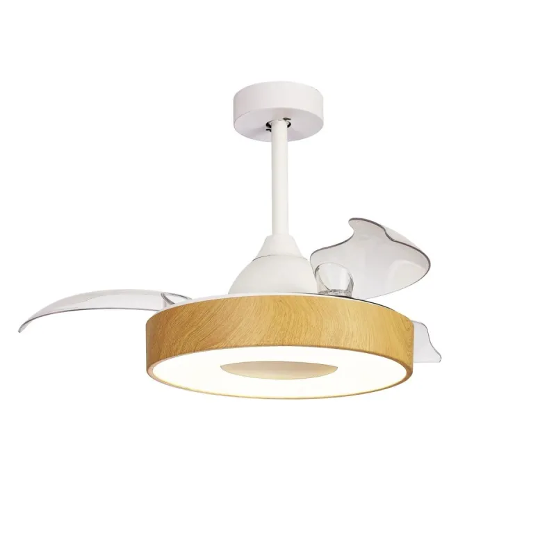 Plafoniera cu ventilator COIN FAN MINI 8220 Mantra LED, Lemn, Spania