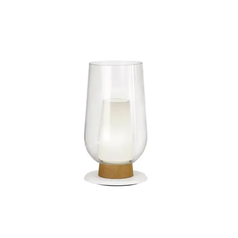 Veioza NORA White/MADERA 8281 Mantra E27, Alb, Spania