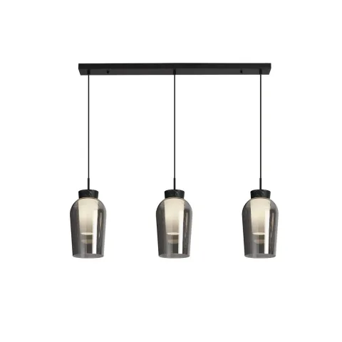 Suspensie NORA -Black/MARMOL 8285 Mantra E27, Negru, Spania