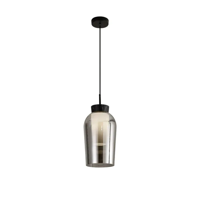 Pendul NORA -Black/MARMOL 8286 Mantra E27, Negru, Spania