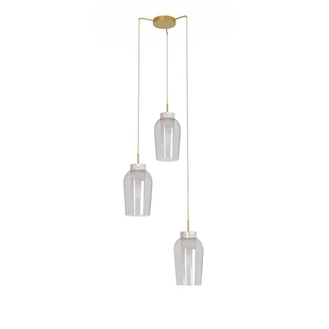 Suspensie NORA Gold/White 8396 Mantra E27, Auriu, Spania