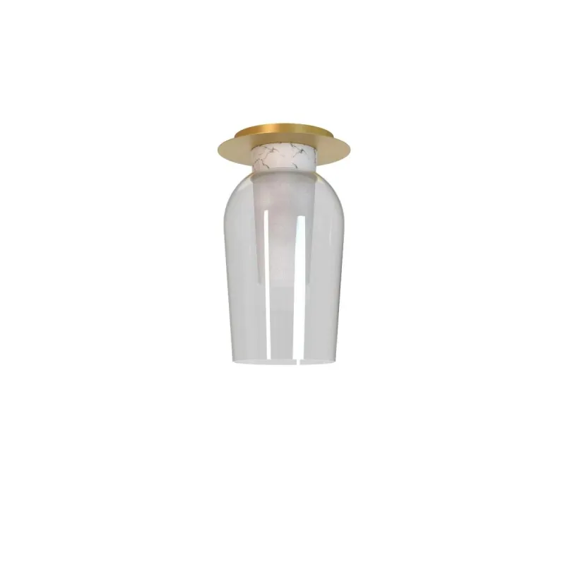 Plafoniera NORA Gold/White 8399 Mantra E27, Auriu, Spania