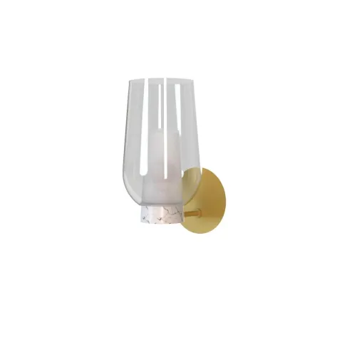 Aplica NORA Gold/White 8400 Mantra E27, Auriu, Spania