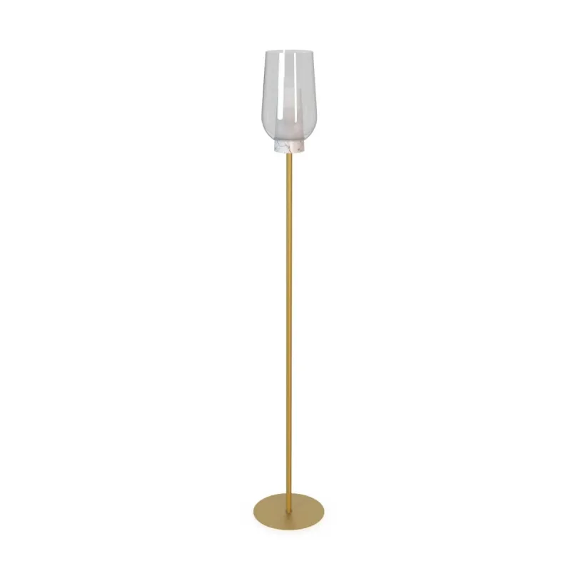 Lampadar NORA Gold/White 8402 Mantra E27, Auriu, Spania