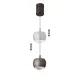 Pendul ROLLER 8408 Mantra LED, Cafea, Spania