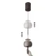 Pendul ROLLER 8412 Mantra LED, Negru, Spania