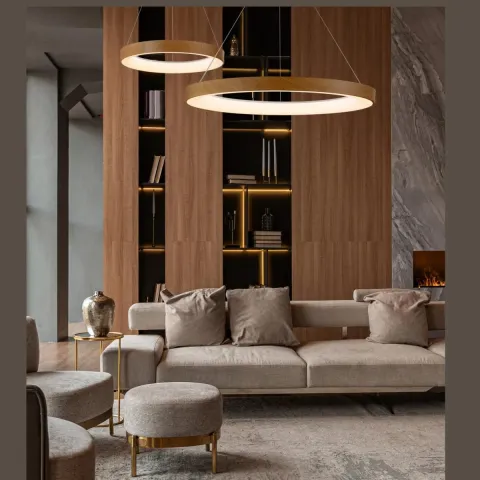 Suspensie NISEKO II LAMPARA 8648 Mantra LED, Lemn, Spania