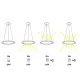 Suspensie RIUMAR 8672 Mantra LED, Alb, Spania