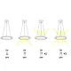 Suspensie RIUMAR 8675 Mantra LED, Alb, Spania