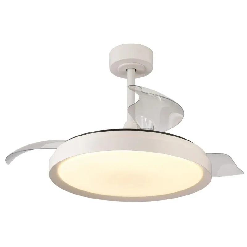 Plafoniera cu ventilator MISTRAL 8826 Mantra LED, Alb, Spania