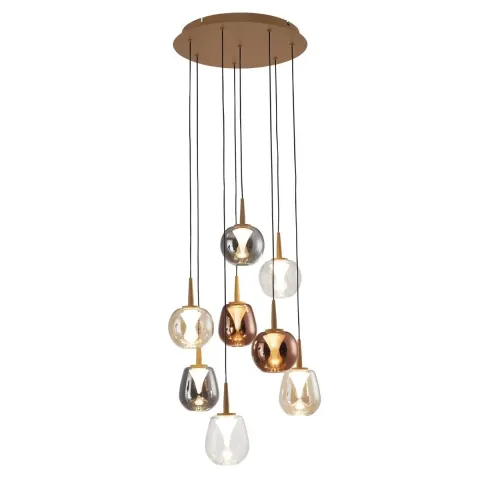 Baza Suspensie ANDROMEDA 8933 Mantra LED, Auriu, Spania