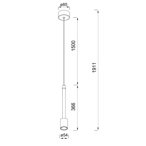 Pendul FUGAZ 8946 Mantra LED, Alb, Spania
