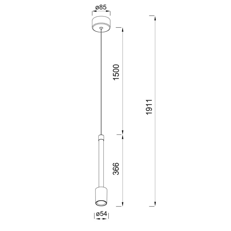 Pendul FUGAZ 8946 Mantra LED, Alb, Spania