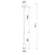 Pendul FUGAZ 8946 Mantra LED, Alb, Spania