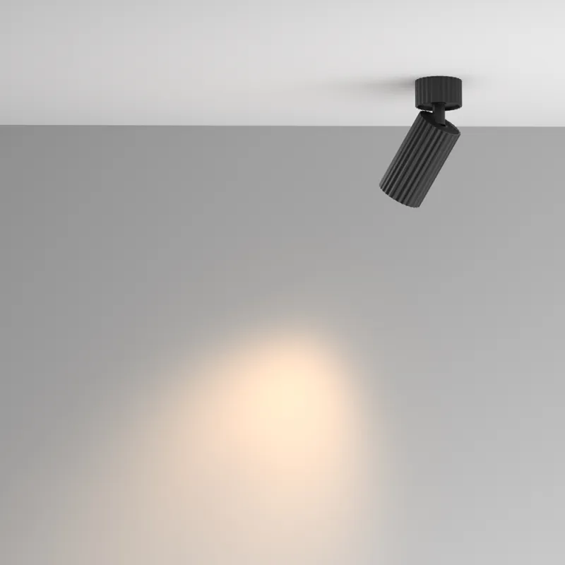 Downlight Aplicat C108CL-01-GU10-B Calipso Maytoni Germania, Contemporan, Gu10, Negru