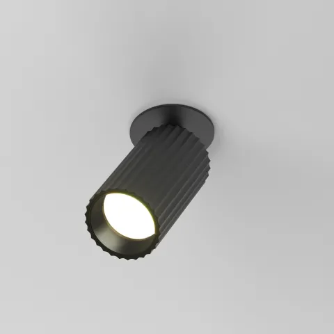 Downlight Încastrat C110CL-01-GU10-B Calipso Maytoni Germania, Minimalist, Gu10, Negru