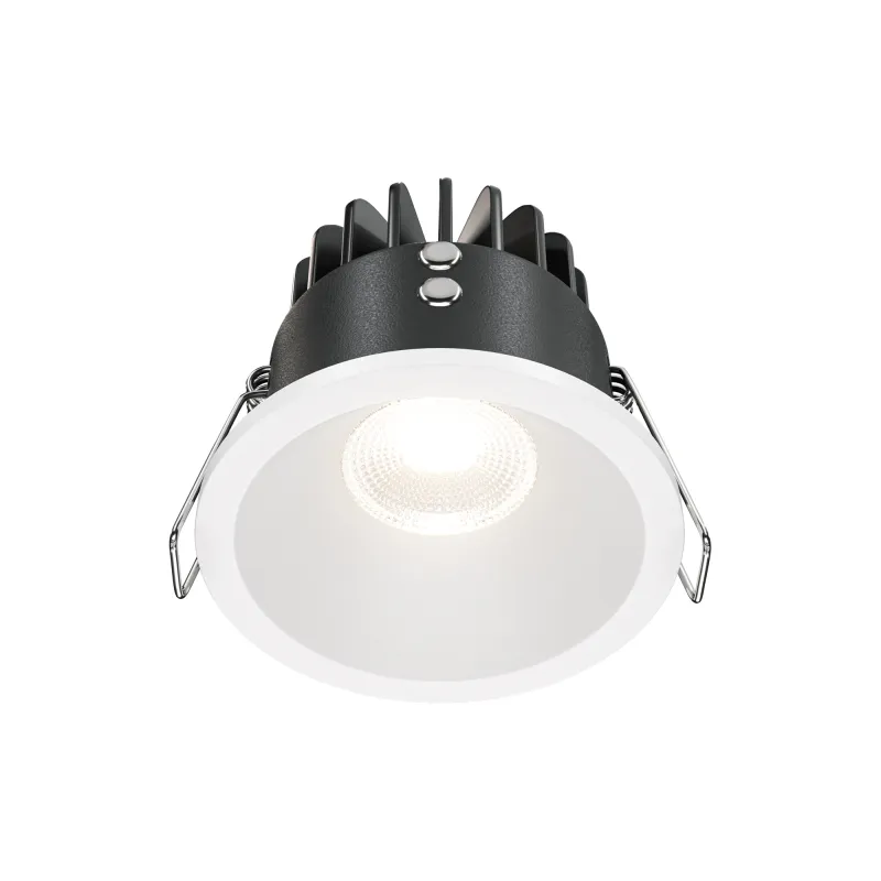 Downlight Incastrat Patrat Zoom Maytoni LED, Alb, DL034-01-06W3K-W, Germania