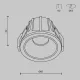 Downlight Încastrat DL043-01-10W3K-D-RD-WB Alfa Maytoni Germania, Modern, Led, Alb