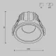 Downlight Încastrat DL043-01-15W2.7K-RD-WB-DE Alfa Maytoni Germania, Modern, Led, White And Black