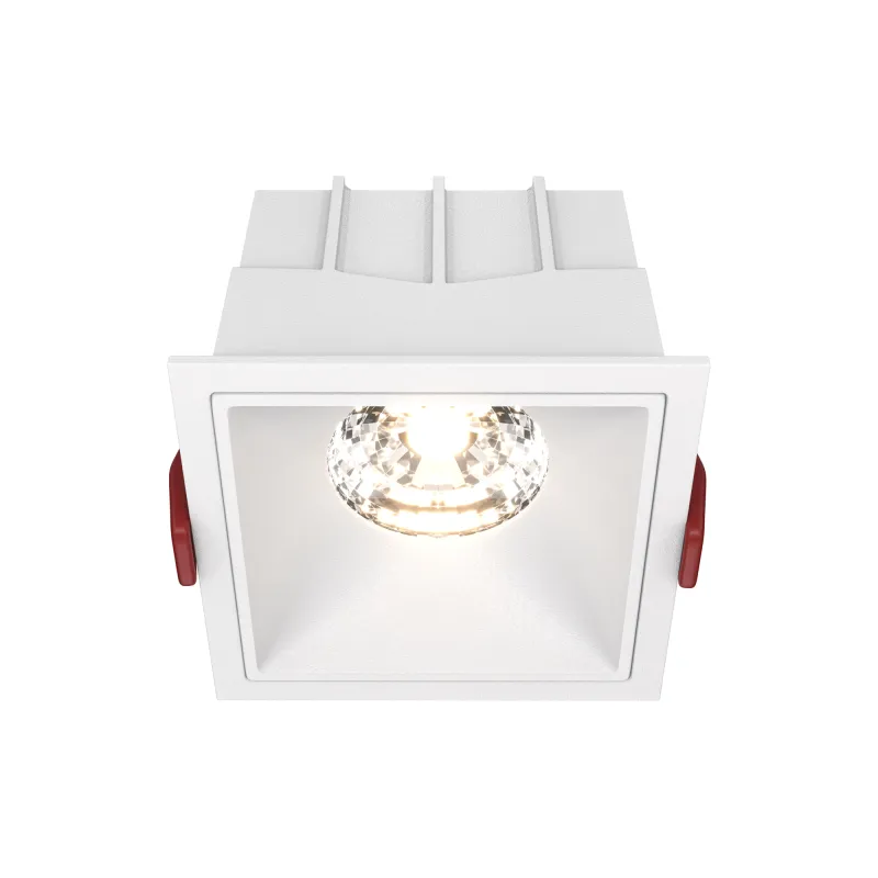 Downlight Incastrat Patrat Alfa LED Maytoni LED, Alb, DL043-01-15W4K-D-SQ-W, Germania