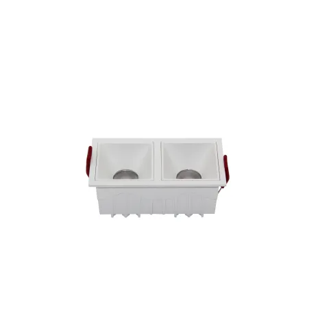 Downlight Incastrat Patrat Alfa LED Maytoni LED, Alb, DL043-02-10W4K-D-SQ-W, Germania