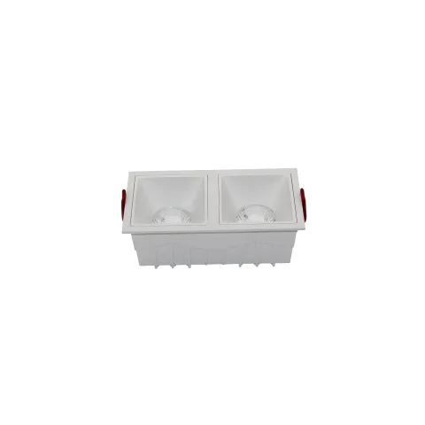 Downlight Incastrat Patrat Alfa LED Maytoni LED, Alb, DL043-02-15W3K-SQ-W, Germania