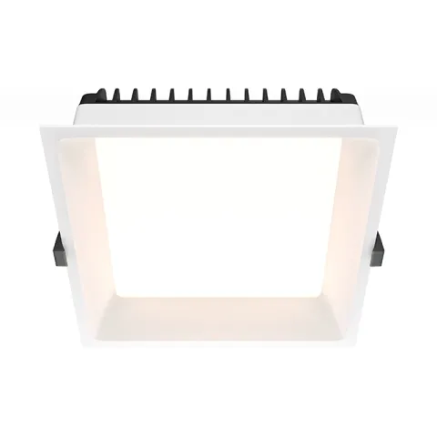 Downlight Incastrat Circular Okno Maytoni LED, Alb, DL054-24W3K-W, Germania
